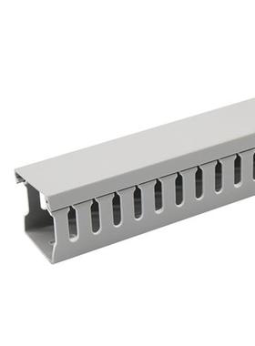 塑料5050明装配线槽配电柜箱PVC布线走线行线槽工业电缆理线阻燃
