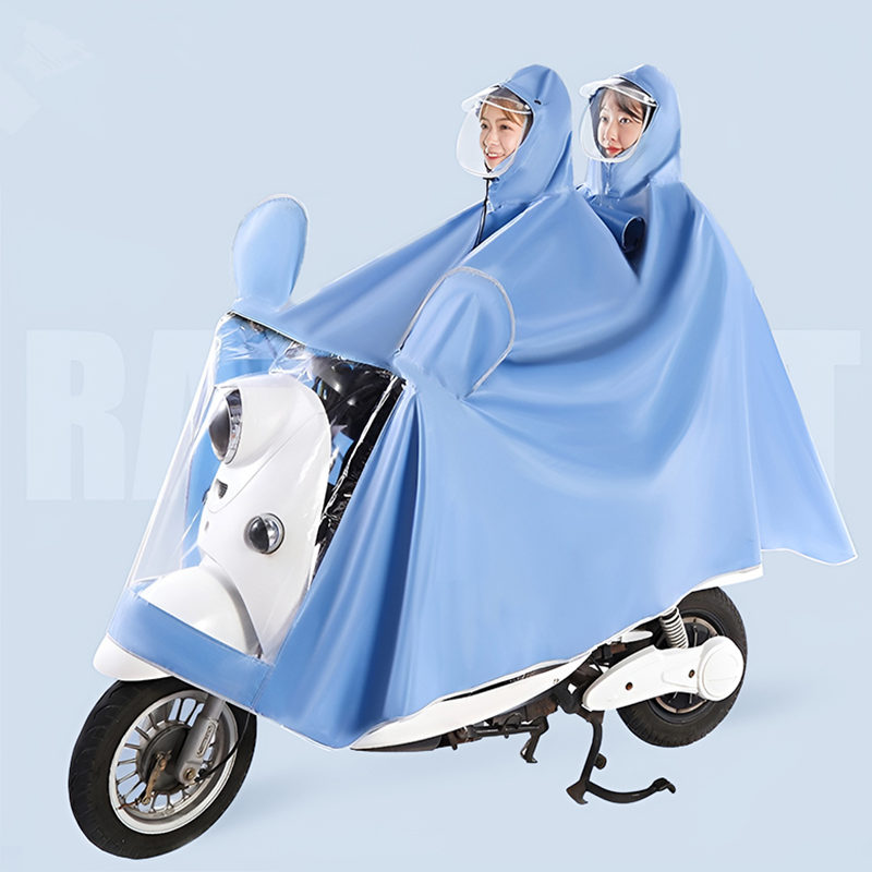电动电瓶车雨衣男女款单人新款摩托自行车双人长款全身防暴雨雨披