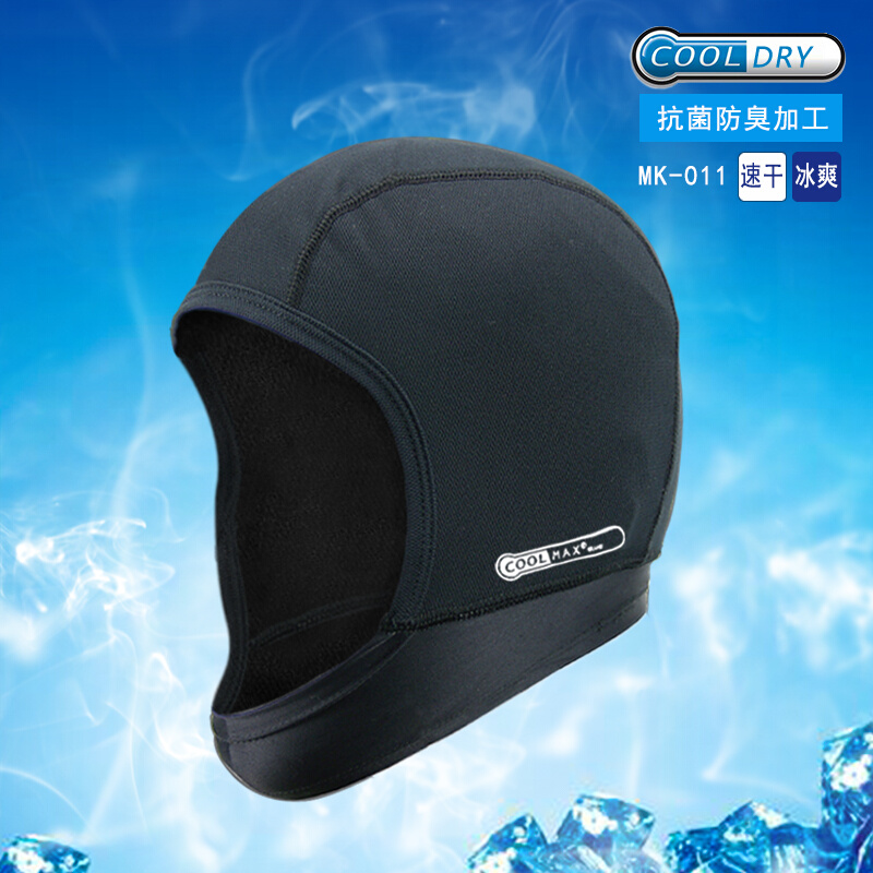 摩托车头盔内衬帽透气速干骑行头盔头套防晒吸汗面罩防风夏季冷感
