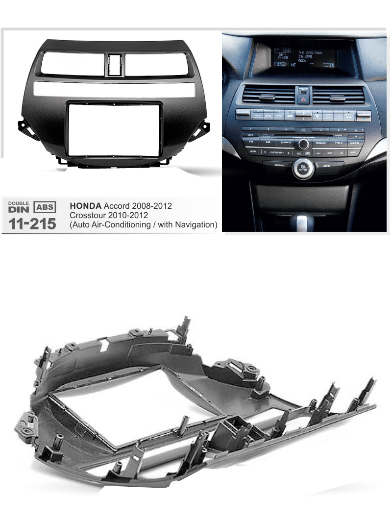2008-2015款适用于本田雅阁accord汽车音响面板支架导航面框改装