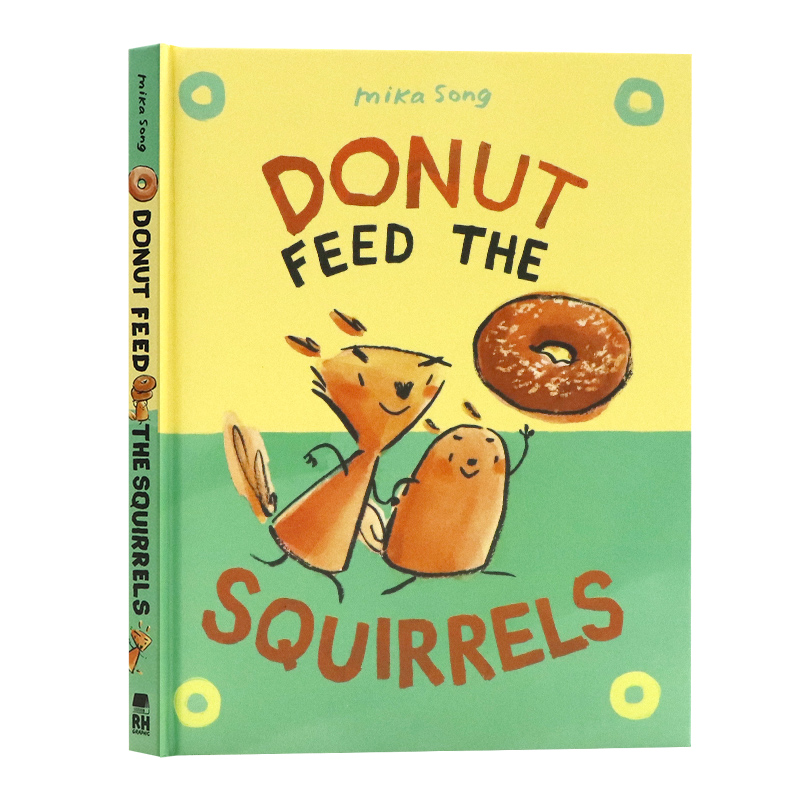 诺玛和贝利系列1 甜甜圈喂松鼠 英文原版绘本 Donut Feed the Squirrels 精装全彩漫画图画故事书 儿童小学生英语课外阅读学校推荐