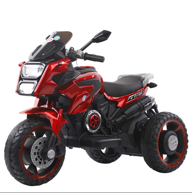 儿童电动摩托车2-3-8岁宝宝充电三轮车带遥控大人可坐小孩玩具车