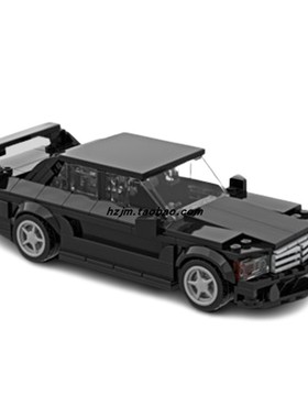 国产积木MOC-142722s级轿车跑车兼容高积木小车玩具模型