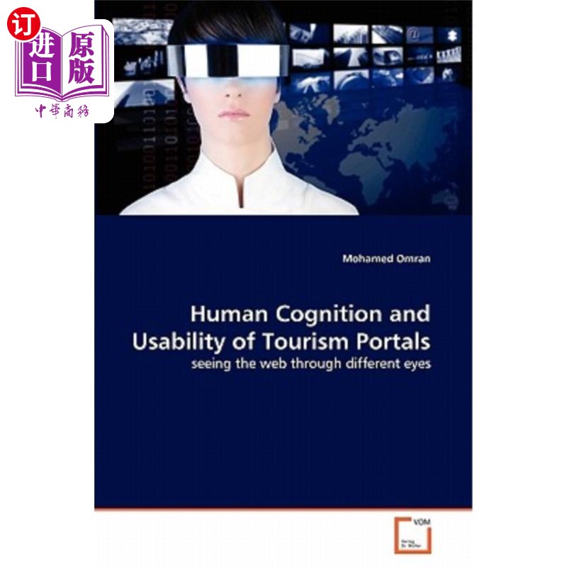 海外直订Human Cognition and Usability of Tourism Portals 旅游门户网站的人类认知与可用性