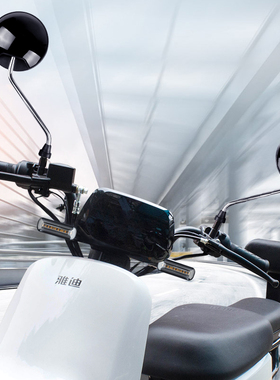 通用电动车自行车后视镜圆形高清可调节踏板N车摩托车反光镜倒车
