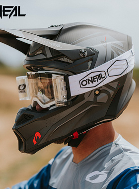 23款美国ONEAL越野摩托车碳纤维头盔奥尼尔10系安全帽骑行拉力盔