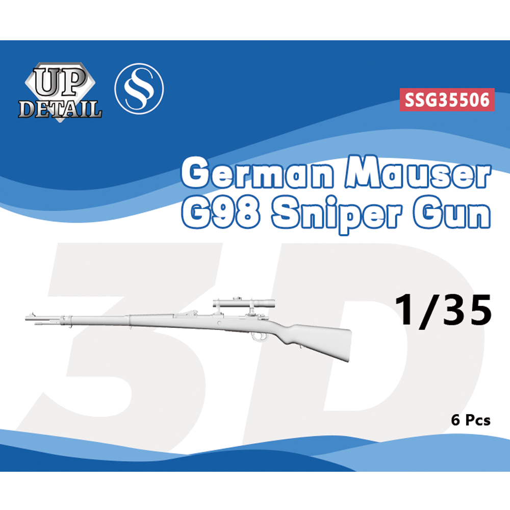 SSMODEL SSG35506 1/35 德国毛瑟G98狙击枪 6pcs