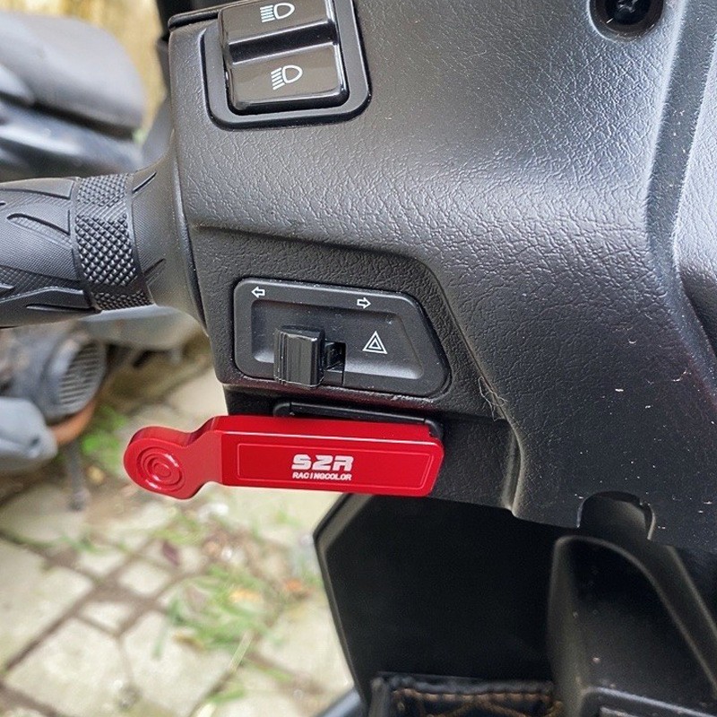 适用铃木UY125/UU优友喇叭开关按键延长键摩托车启动按钮改装配件