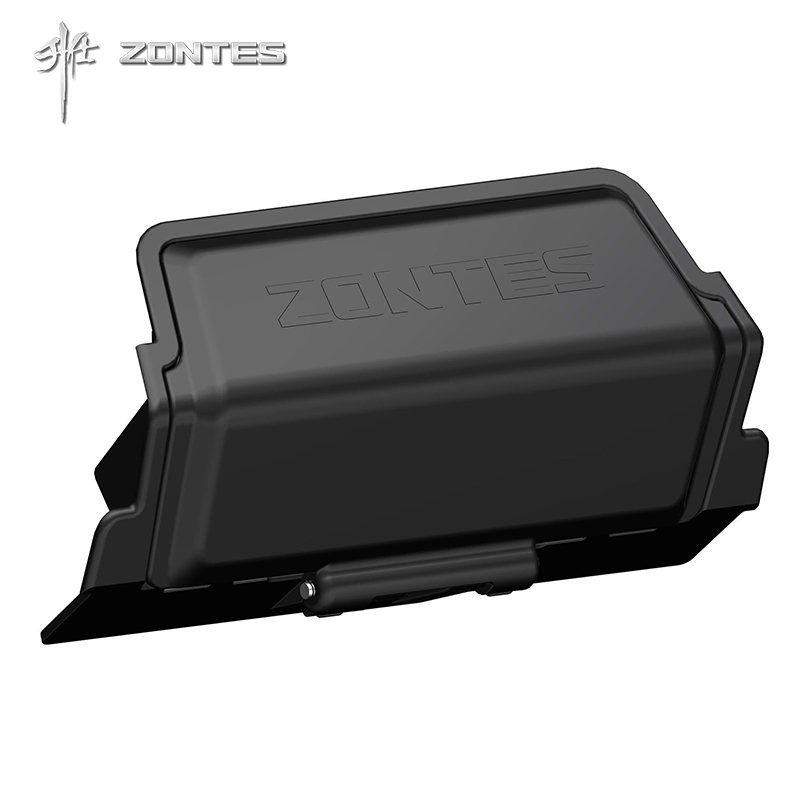 升仕ZT310-T 300-T1 T2 拉力款摩托车前头罩杂物盒盖板罩储物盒锁