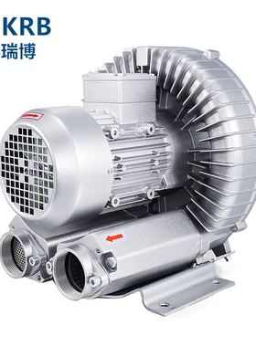 泰州海陵销售2RB710 3KW单段旋涡气泵水产品养殖增氧曝气高压风机