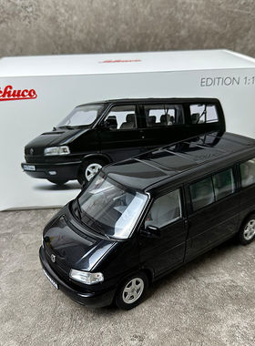 Schuco舒克1:18 大众 VW T4b 露营面包车 合金汽车模型收藏