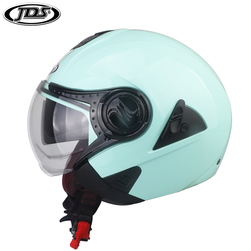 新款摩托电动电瓶车3C头盔男女士四季半盔覆式安全帽可爱夏季
