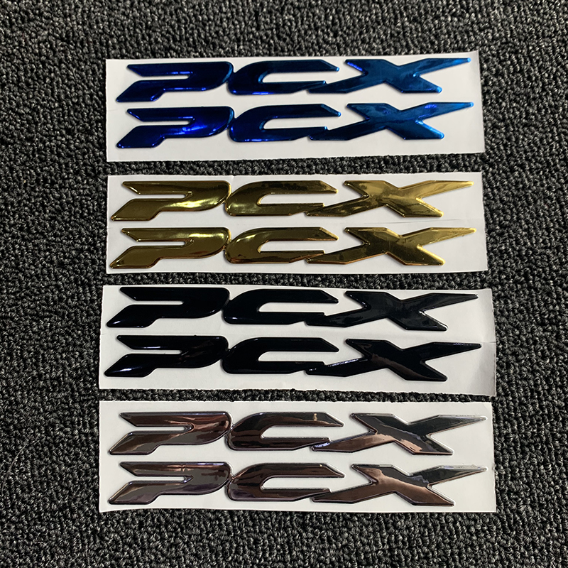 PCX车标贴 适用本田PCX125 PCX150 3D立体软胶摩托车改装贴纸贴花