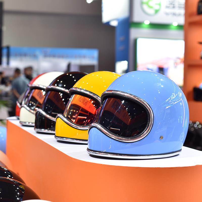 汤普森 新款玻璃钢材质太空盔 复古头盔 MOTOSTAR 非摩托车头盔