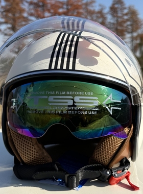 MAVOX新国标3CCC认证A类摩托车电动车头盔冬季全包四分之三盔四季