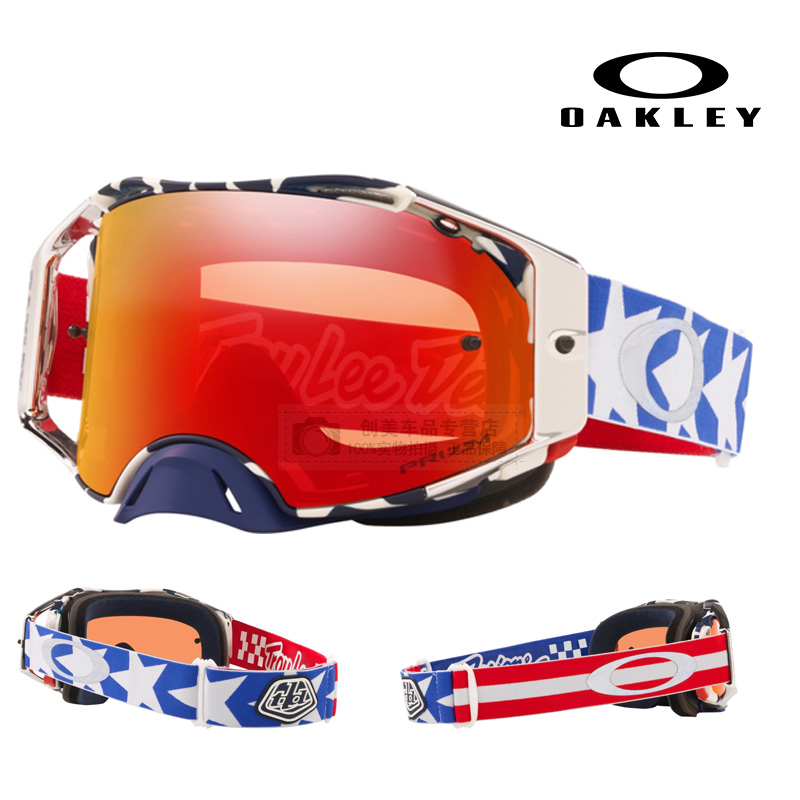 欧克利Oakley越野摩托车头盔风镜Airbrake MX防雾带减速功能DH速