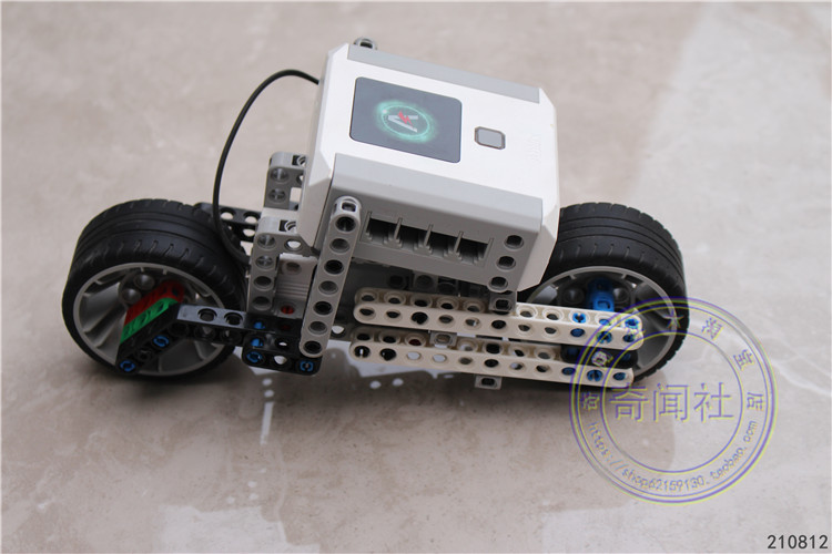 二手能力风暴氪0号积木教育机器人拼装暴力摩托车带驱动电机 现货