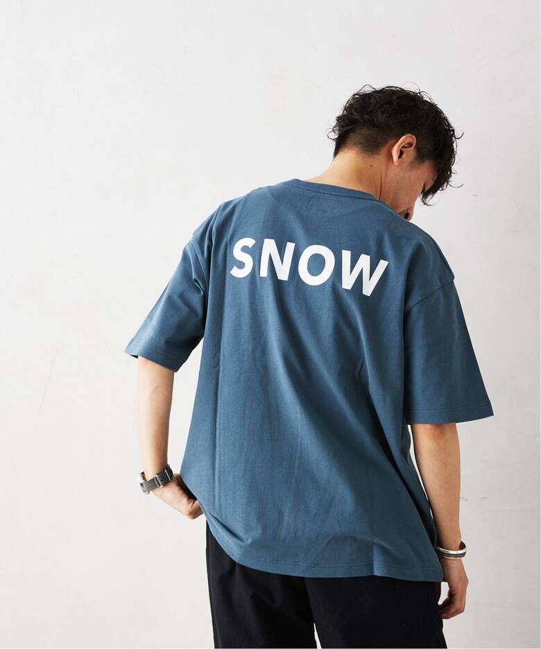 SNOW PEAK × JS SP Logo T-shirt 24SS 联名正反印花宽松短袖T恤