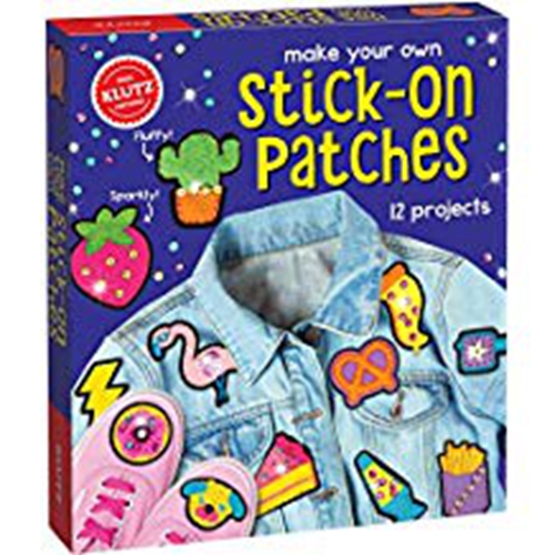 现货 制作属于你自己的贴片 英文原版 Make Your Own Stick-On Patches (Klutz) 自带素材 培养青少年动手能力 儿童适用