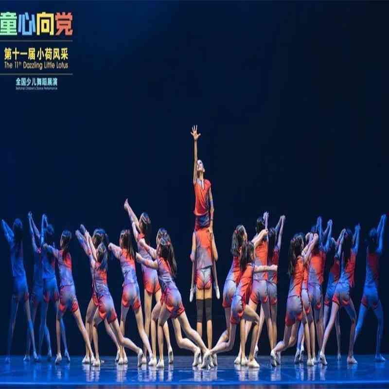 第十一届小荷风采向你们学习儿童演出服中国女排啦啦操表演舞蹈服