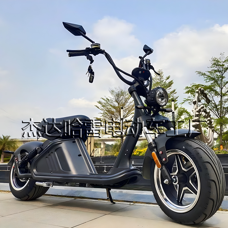 8年老店新款成人哈雷电动摩托车可拆卸锂电池宽轮胎高续航电瓶车
