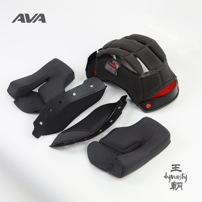 AVA王朝摩托车头盔配件内衬套装替换顶衬+护耳+后枕