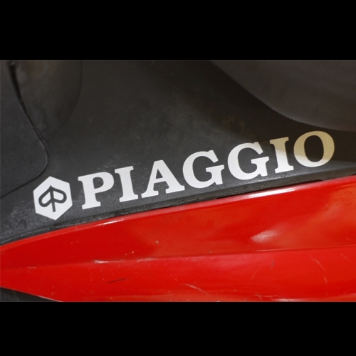 摩托车定制适用比亚乔踏板车贴PIAGGIO反光防水贴纸 个性定制贴花
