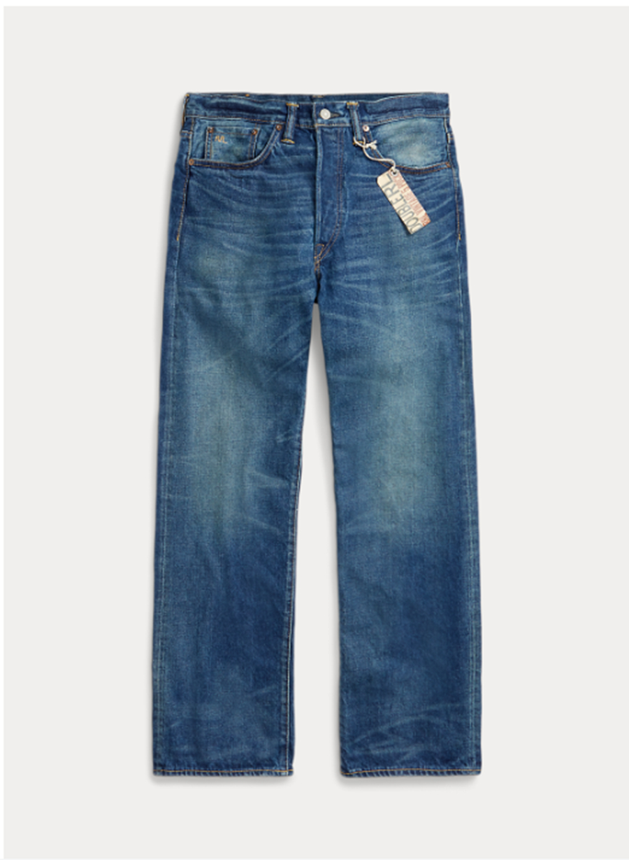美国正品RRL复古五袋直筒牛仔裤美产vintage经典常青款水洗仔裤