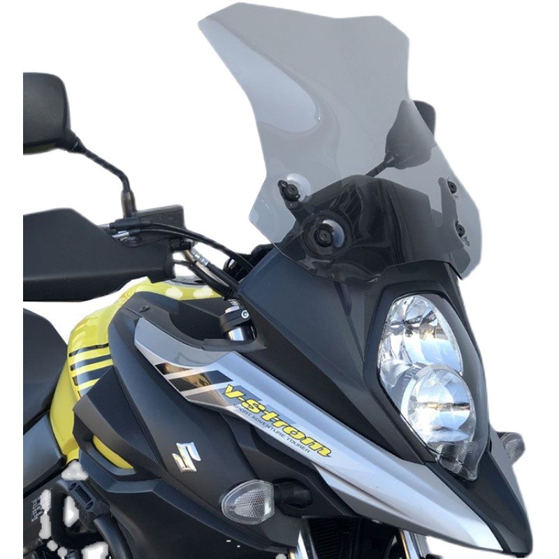 适用铃木DL650改装加高挡风玻璃前炫J酷竞技挡风玻璃摩托车挡风板