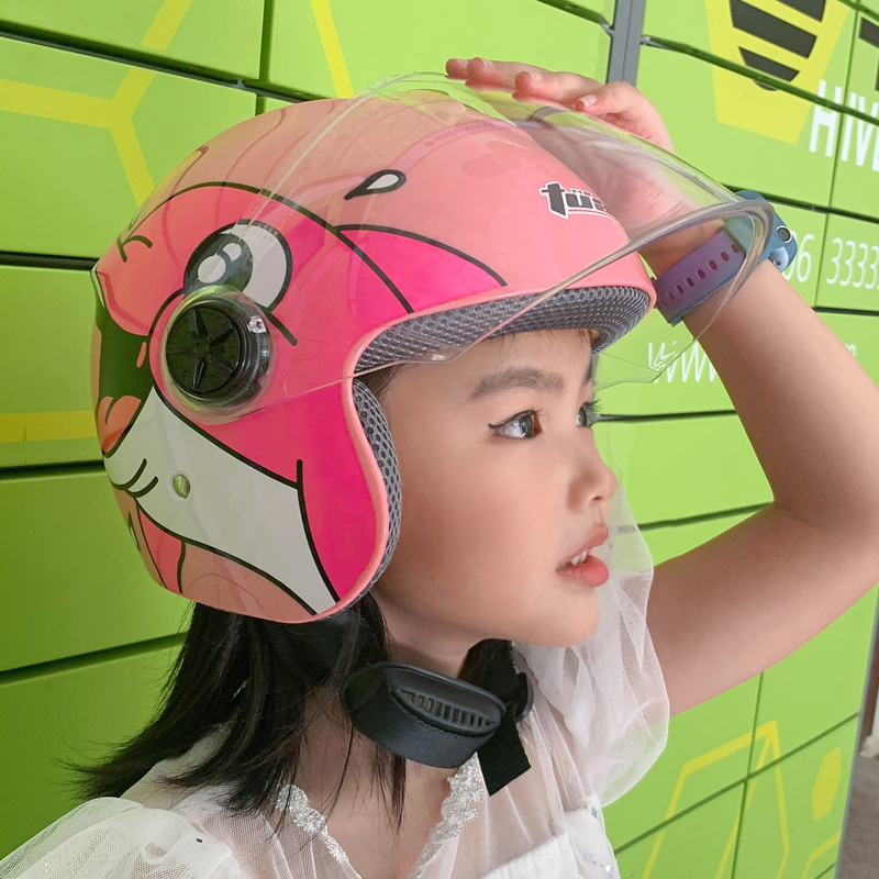 热销儿童头盔3c认证新国标安全帽男孩女孩四季通用卡通电动车骑行