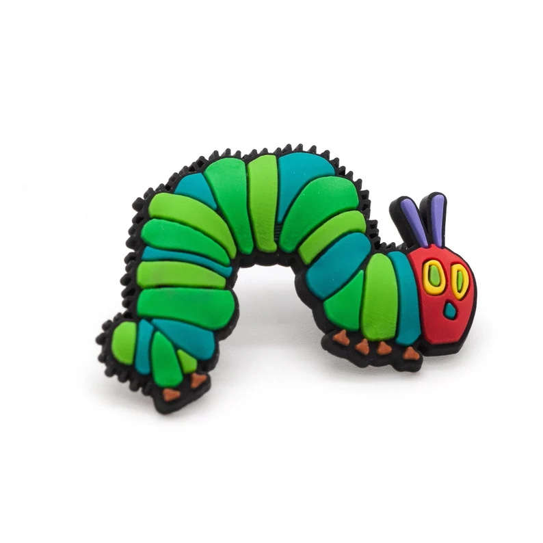 好饿的毛毛虫胸针very hungery caterpillar pvc胸针绘本礼品