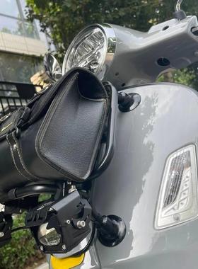 适用于比亚乔vespa姜戈踏板摩托车通用定制精品尾包加厚防水皮包