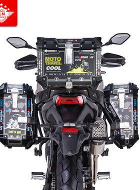 生林摩托车适用隆鑫无极DS525X铝合金三箱DS650侧边箱右躲后备箱