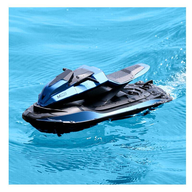 新品水上遥控摩托艇快艇游艇充电高速遥控船小孩儿童男孩电动玩具
