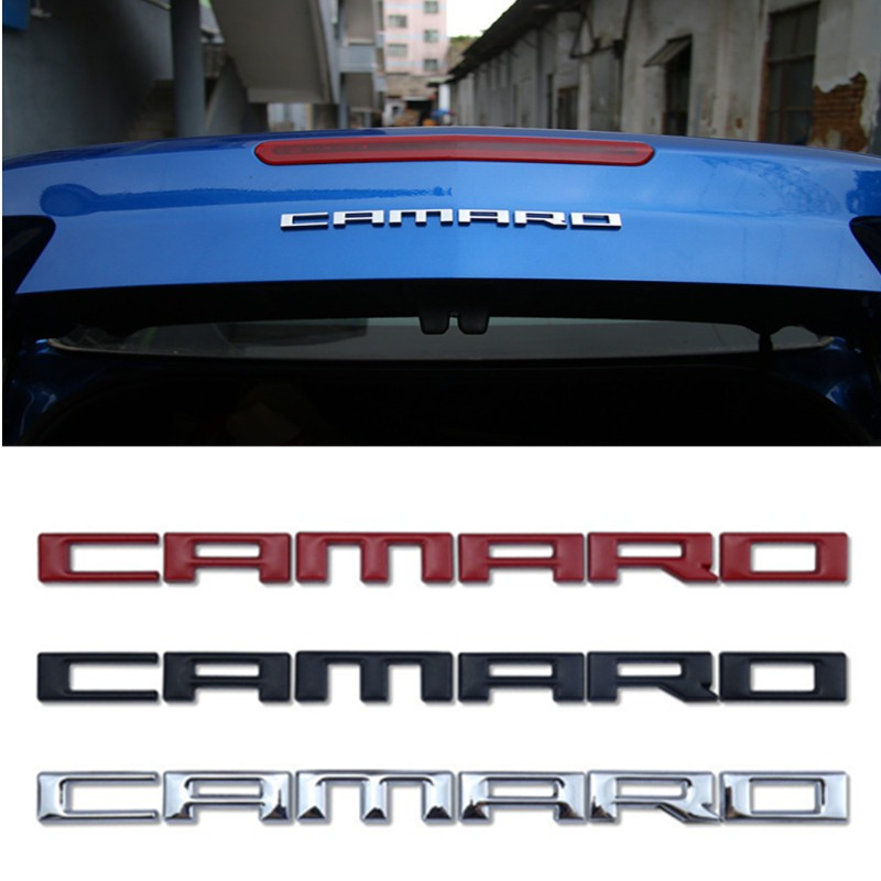 适雪佛兰科迈罗CAMARO车贴改装大黄蜂后尾标侧标英文字母金属车标