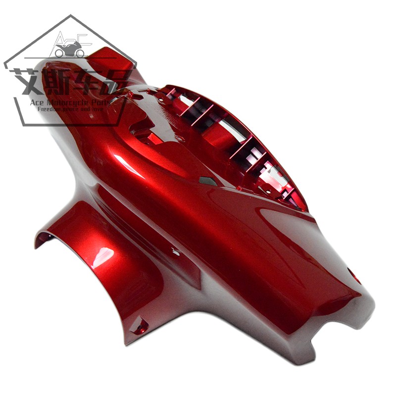 适用豪爵铃木踏板摩托车外壳红宝UM125T-A导流罩头罩灯箱手把前罩
