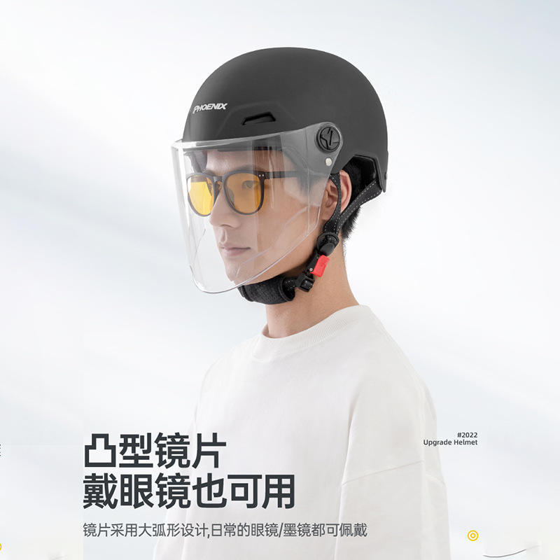 3C认证电动车头盔男女四季半盔夏季电动摩托车电瓶车头盔