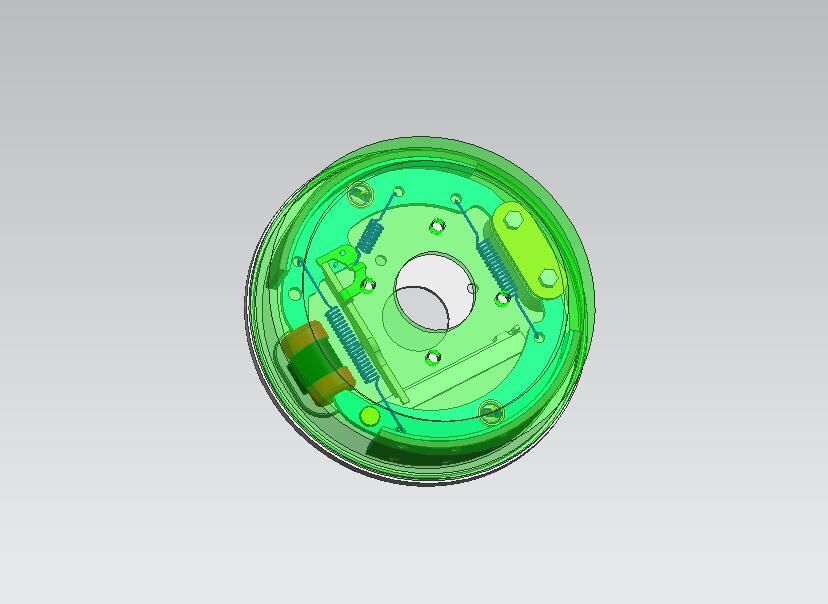 小型大众捷达轿车鼓式制动器设计2D图机械CAD+说明素材