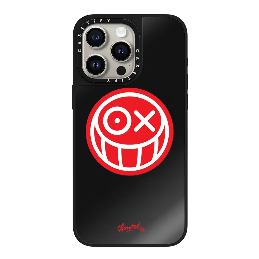 case源厂！Mr. A联名系列街道标志magsafe适用于iPhone15/14/Plus/Pro/Max保护套防摔磁吸镜面黑色手机壳