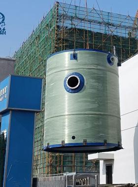 厂家供应 一体化智能地埋式雨水提升泵站 污水提升玻璃钢预制泵站