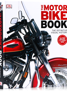 DK百科摩托车历史视觉指南 The Motorbike Book 英文原版进口图书摩托车发展史经典摩托车款式图解精装全彩大开本进口正版图书