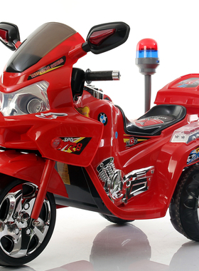新款儿童电动摩托车三轮车加大号男女童车电瓶车小孩可坐人玩具车