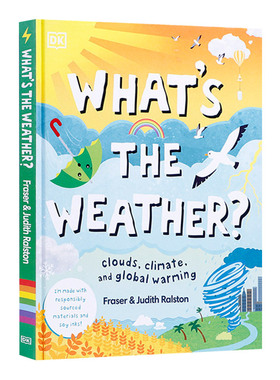 英文原版 What's The Weather? 发现气候变化和天气变化的原因 儿童百科绘本图画书 课外扩展阅读读物 英文版 进口英语原版书籍