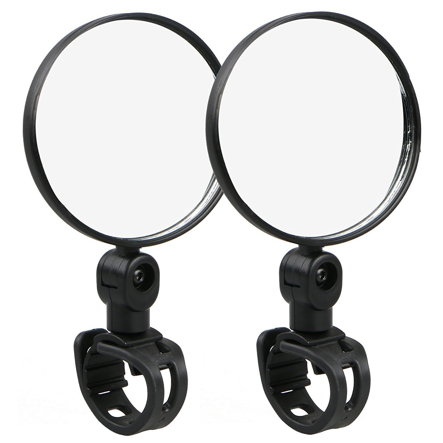 自行车后视镜 摩托车广角凸面反光镜 观后镜 360度方位可调后视镜