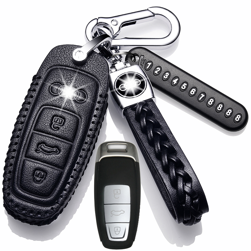 2015-24年款奥迪A6进口专用钥匙套先锋派40/45/55车A6L真皮包豪华