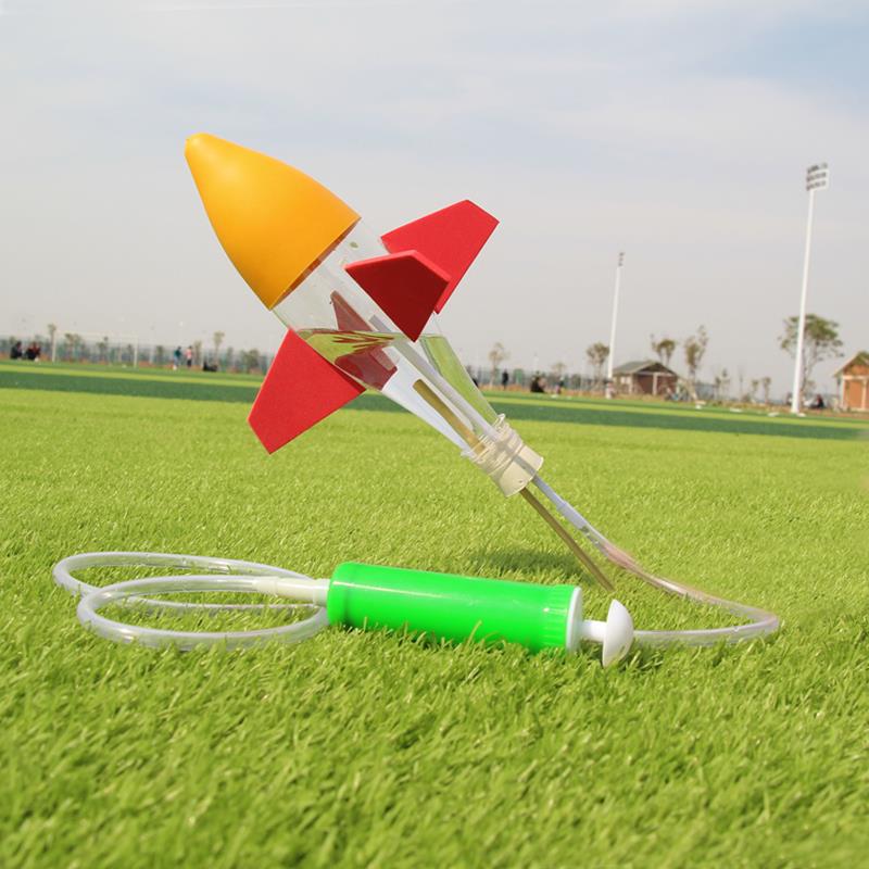 女孩手工动力课外简易水火箭全套发射器制作材料航模孩子抖音活动