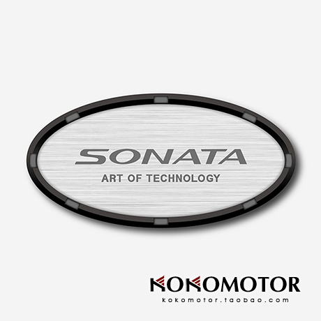 现代索纳塔专用SONATA英文字母改装车标 韩国进口