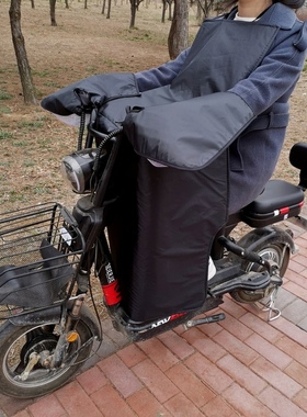 电瓶摩托电动车挡风被板夏天季节男女防晒遮阳罩防水布料分体薄款