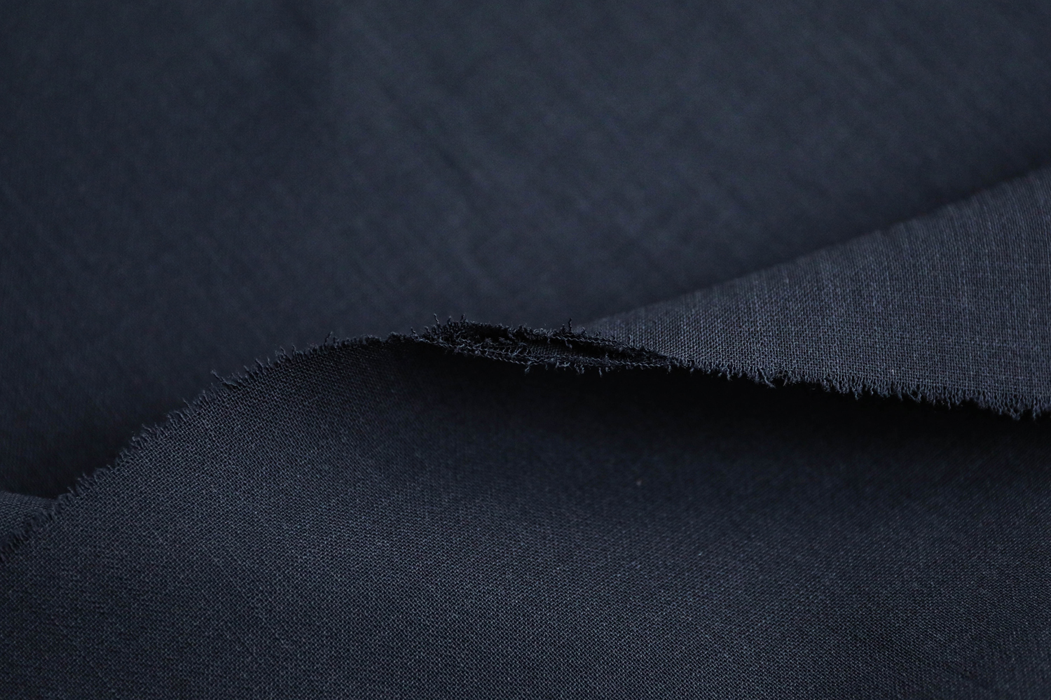意大利进口柔顺藏青色双面可揭开细腻精纺纯羊毛布料设计师面料
