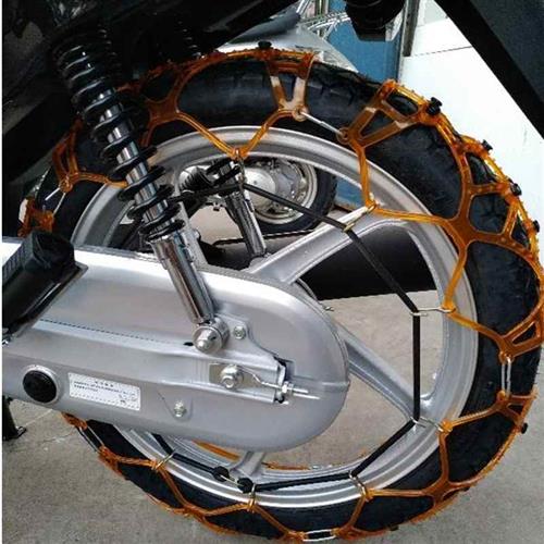 踏板摩托车防滑链电动车改装农用雪地加厚二轮下雪三轮车橡胶轮胎